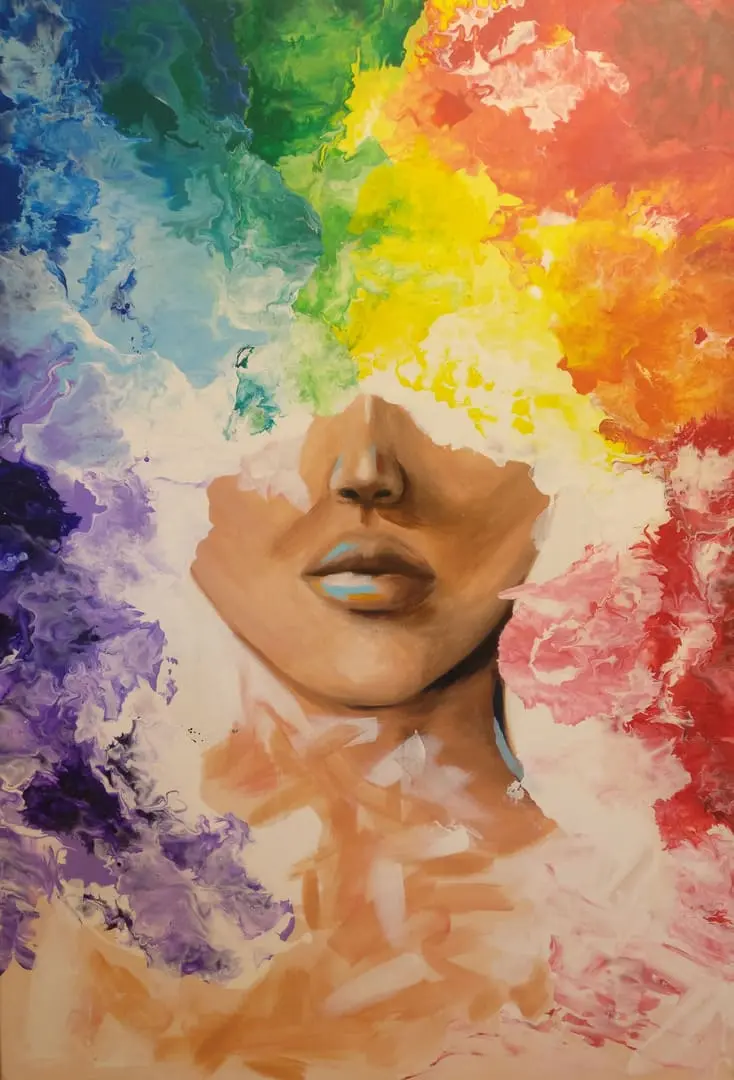 Colourful mess